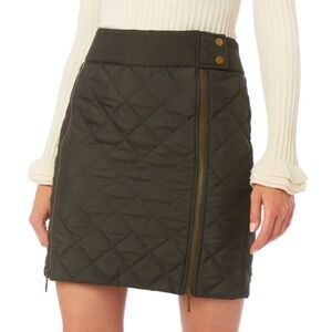 Marie Oliver quilted olive Jette skirt size 4